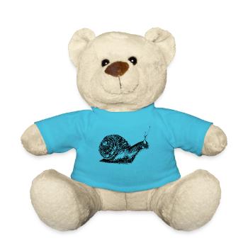slug - Teddy Bear - atoll blue - Front