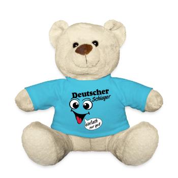 Schlager Party , Schlager Musik , einfach nur geil - Teddy - Atollblau - Vorne