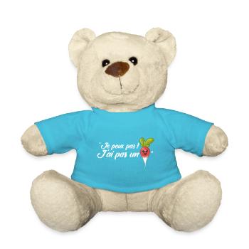 J'ai pas un radis - Nounours - bleu outremer - Devant
