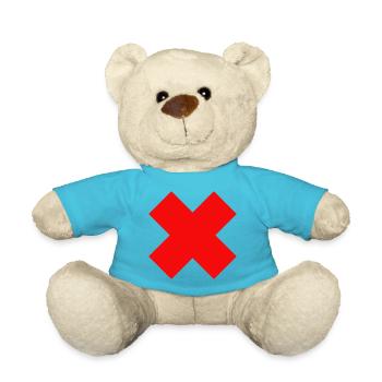 X Croix Rouge Je Fais Mon Truc Croyez Que L'amour - Nounours - bleu outremer - Devant
