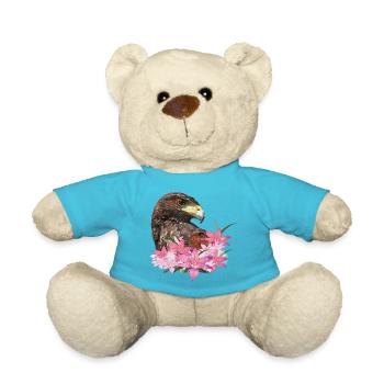 harris hawk - Teddy Bear - atoll blue - Front
