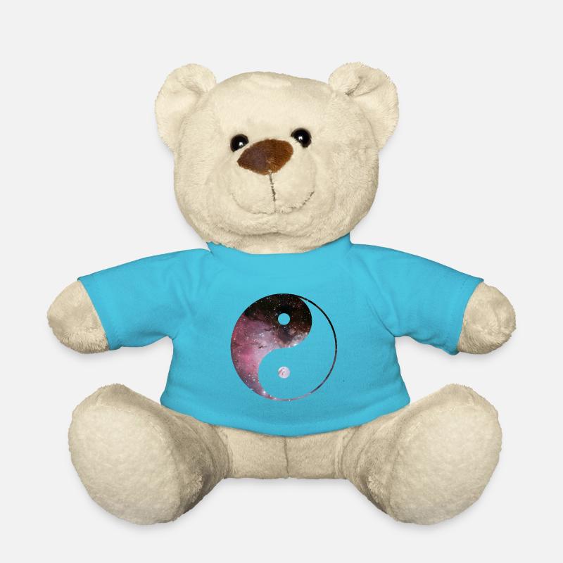yin and yang galaxy - Teddy Bear - atoll blue