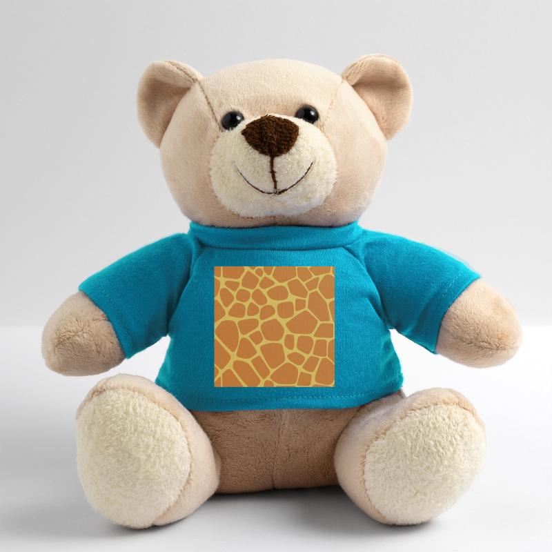 Giraffe Pattern Teddy Bear