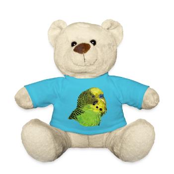 Australian parakeet - Teddy Bear - atoll blue - Front
