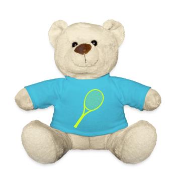 Tennis racket - Teddy Bear - atoll blue - Front