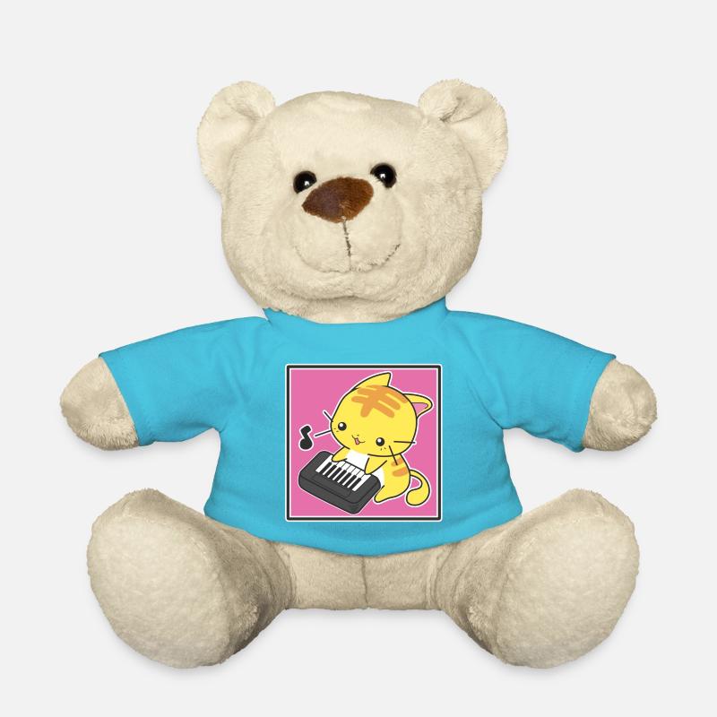 Pianist Katze - Teddy - Atollblau