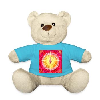 Stargate of creativity Sonja Ariel von Staden - Teddy Bear - atoll blue - Front
