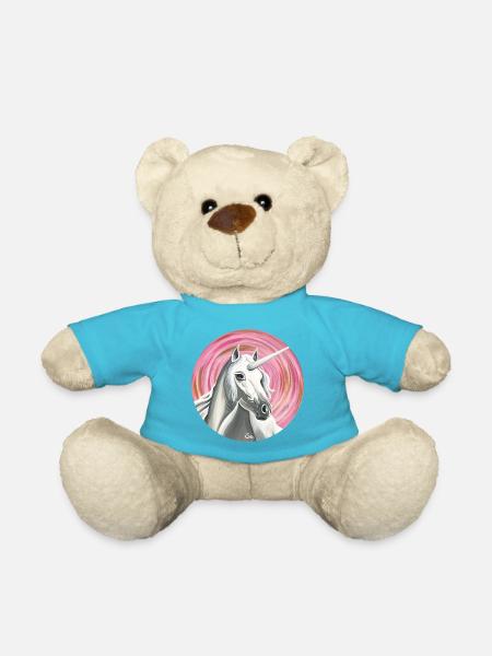 Einhorn der Liebe - Sonja Ariel von Staden - Teddy - Atollblau