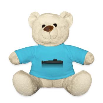 Submarine - Submarine Fan - Teddy Bear - atoll blue - Front