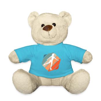 Schlittschuh Eiskunstlaufen Eislauf Eiskunstlauf - Teddy - Atollblau - Vorne