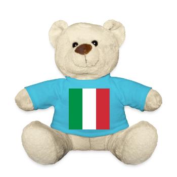 Italien Flagge Mauspad Mauspad Italien - Teddy - Atollblau - Vorne