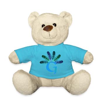 6 springs g - Teddy Bear - atoll blue - Front