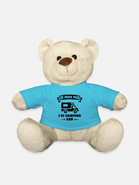 JE PEUX PAS J'AI CAMPING CAR - Nounours - bleu outremer