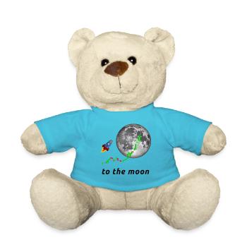 To the Moon - Teddy - Atollblau - Vorne