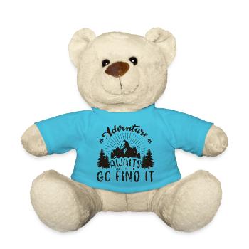 Aventure attend - Nounours - bleu outremer - Devant