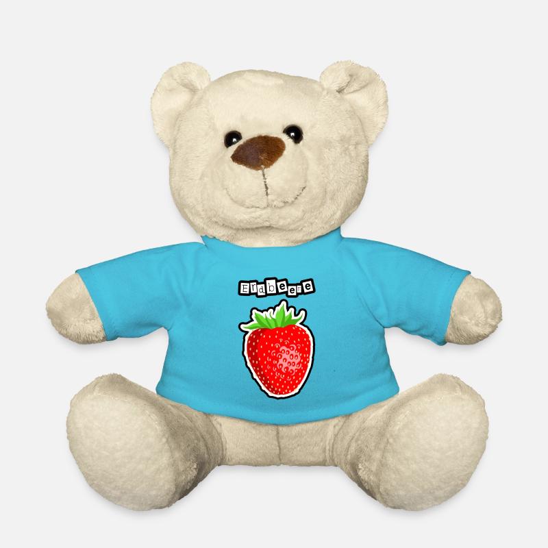 Rote Erdbeere - Teddy - Atollblau
