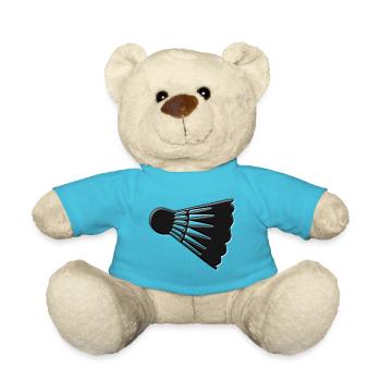 Badminton Ball - Teddy Bear - atoll blue - Front