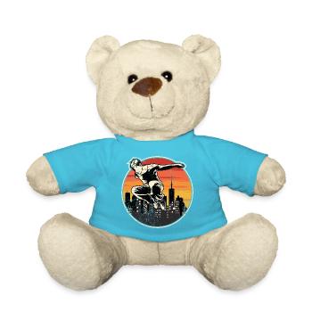 Skate City Sunset Jump - Teddy Bear - atoll blue - Front