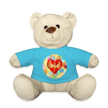 AngelHeart of the Rainbow Dimension - Sonja Ariel - Teddy Bear - atoll blue - Front