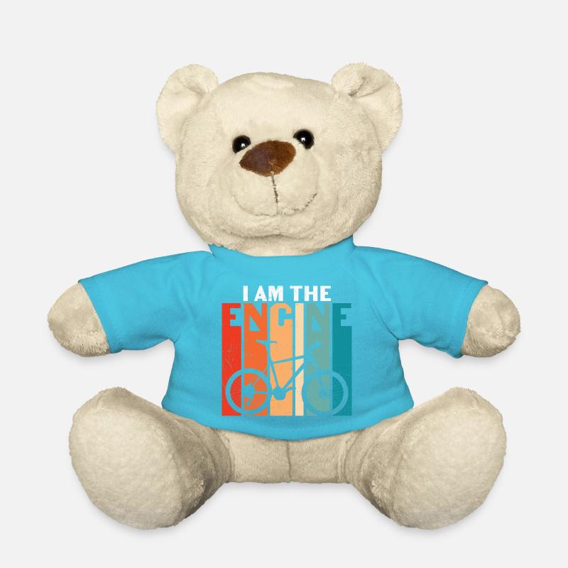 Cyclisme Vélo Cycliste VTT Slogan Design - Nounours - bleu outremer