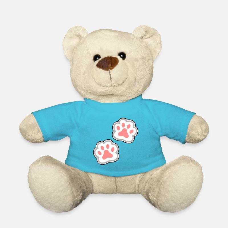 Pfoten Katze Hund - Teddy - Atollblau