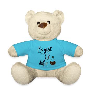 There is an oil for it - Teddy Bear - atoll blue - Front