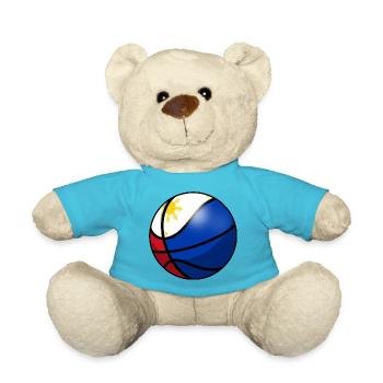 Philippines Filipino Flag Basketball I Cadeau - Nounours - bleu outremer - Devant