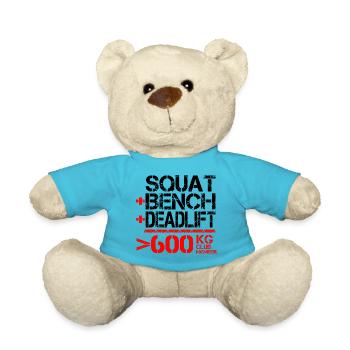 Powerlifting 600 kg Club Member - Teddy - Atollblau - Vorne