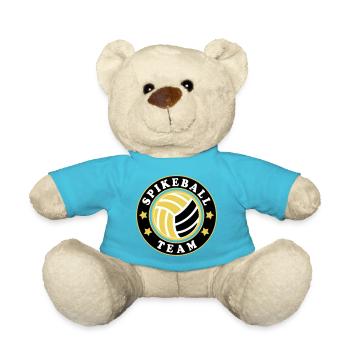 Farben änderbar | Roundnet Spikeball Team Fun - Teddy - Atollblau - Vorne