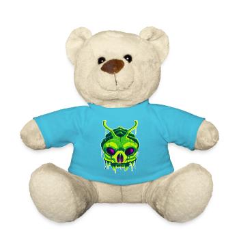 A Frightening Yugoloth Extraterrestrial Design - Teddy Bear - atoll blue - Front
