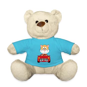 HAMSTER - AUTO - TIER - TIERISCH - KIND - BABY - Teddy - Atollblau - Vorne