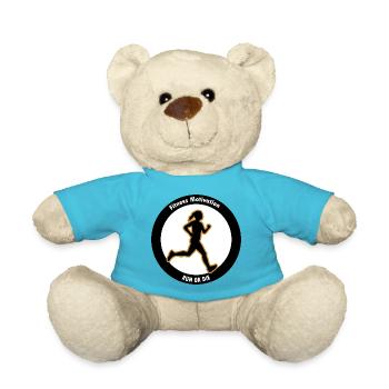 Motivation physique. Courir ou mourir - Nounours - bleu outremer - Devant