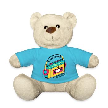 Du bist der Soundtrack meines Lebens - Meine Liebe - Teddy - Atollblau - Vorne