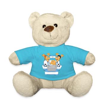 ARGENTINIEN - WM - WELTMEISTERSCHAFT - FUßBALL - Teddy - Atollblau - Vorne