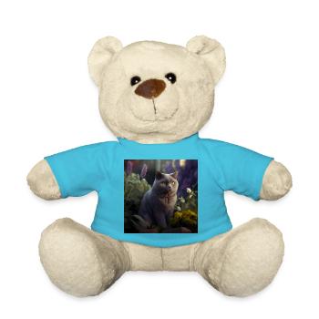 Chatreux in the forest - Teddy Bear - atoll blue - Front