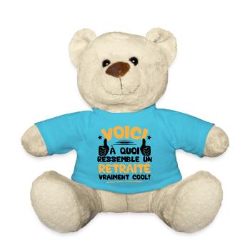 Voici à quoi ressemble un Retraité vraiment cool - Nounours - bleu outremer - Devant
