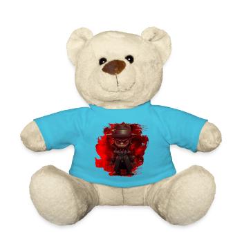 Hip-Hop Graffiti - Teddy Bear - atoll blue - Front