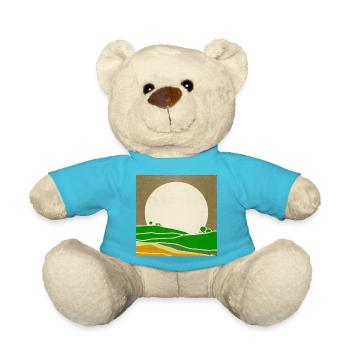 Retro Sunset - Teddy - Atollblau - Vorne