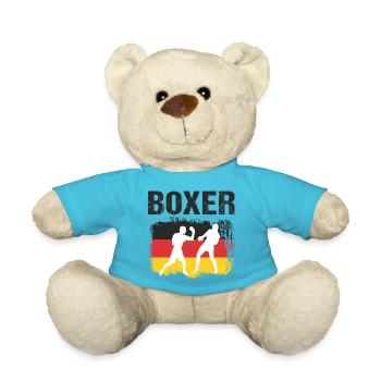 Boxen Deutschland Boxer - Teddy - Atollblau - Vorne