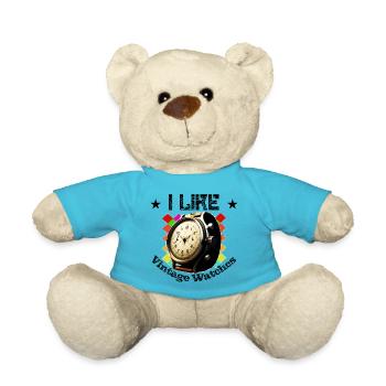 Le collectionneur de montres aime les montres-bracelets vintage Chrono - Nounours - bleu outremer - Devant