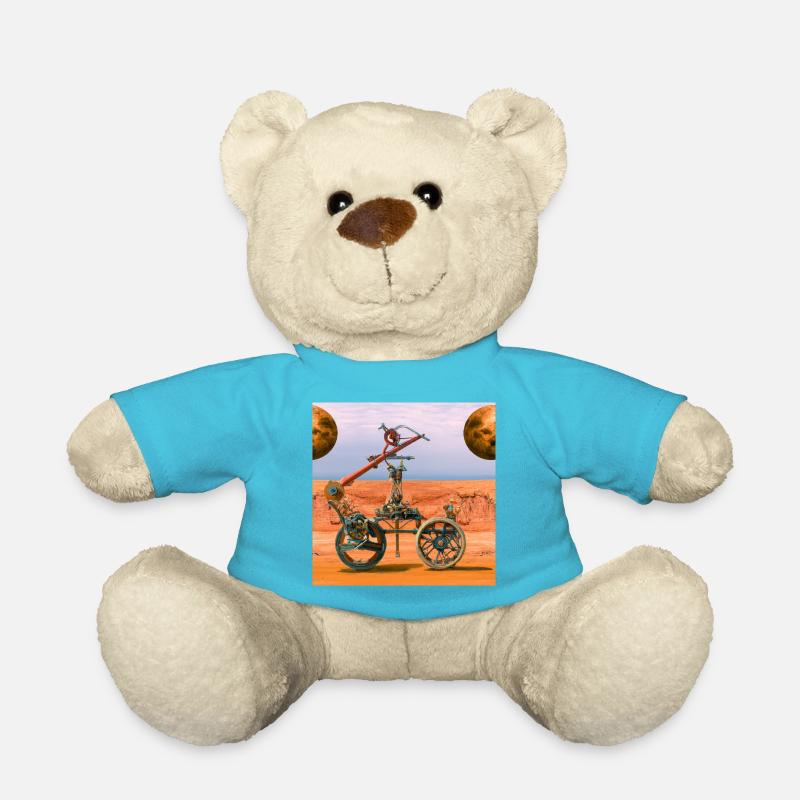 Mars Wagen im Steampunk-Stil - Teddy - Atollblau