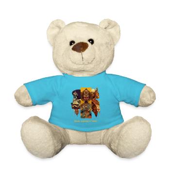 Anmut, Eleganz und Stolz - Teddy - Atollblau - Vorne