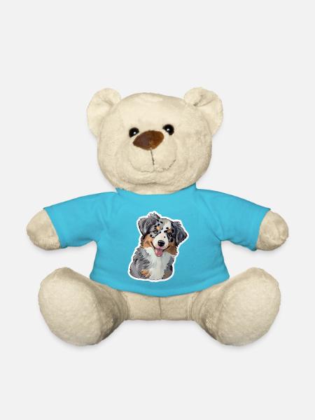 Mignon chiot berger australien - Nounours - bleu outremer