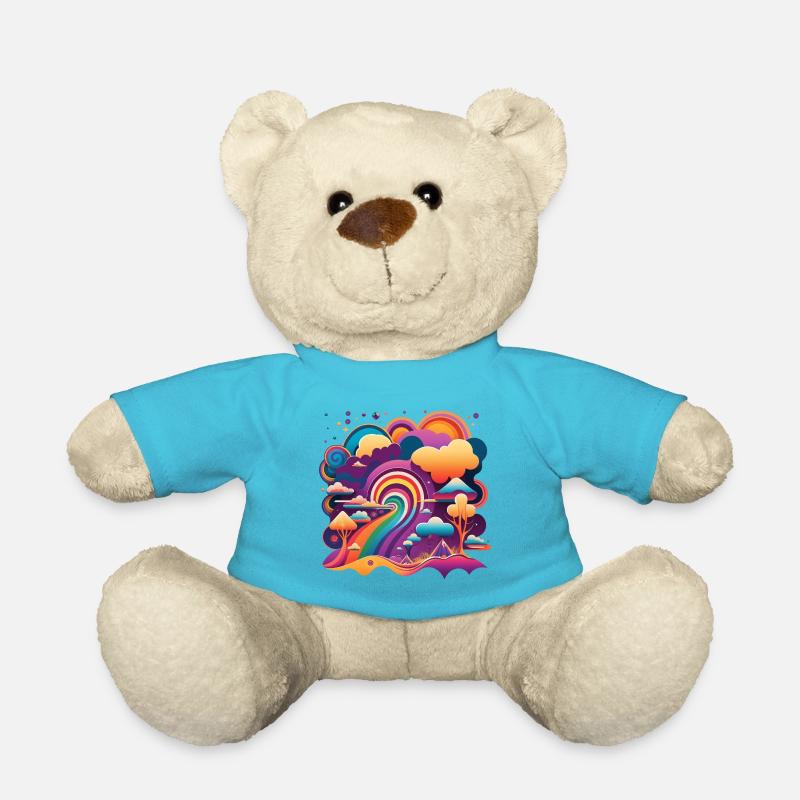 RETRO TRIPPY - Teddy - Atollblau