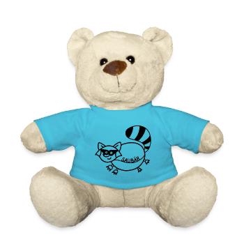 Anti-Zoo Saubär - Teddy - Atollblau - Vorne