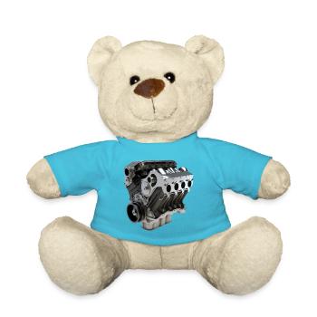 Engine Engine Graphics - Teddy Bear - atoll blue - Front
