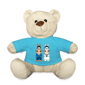 PFERDE - PONYS - HOCHZEIT - HEIRATEN - LIEBE - Teddy - Atollblau - Vorne