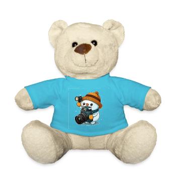 Verschneiter Fotograf - Teddy - Atollblau - Vorne