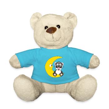 TIER - FRETTCHEN - MOND - KIND - BABY - Teddy - Atollblau - Vorne