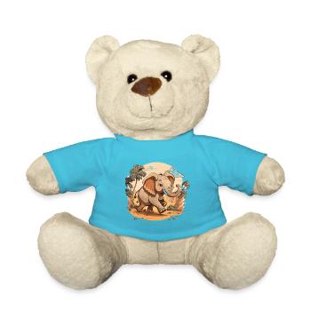 Wild Power - Teddy Bear - atoll blue - Front